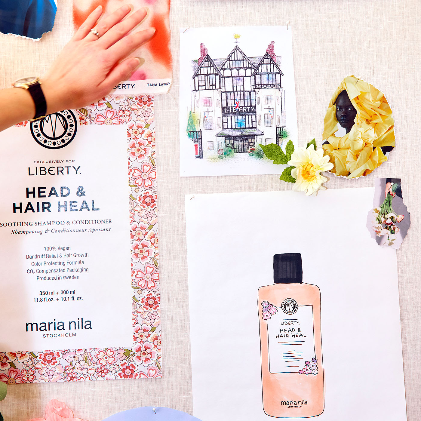 Maria Nila Exclusively for Liberty moodboard