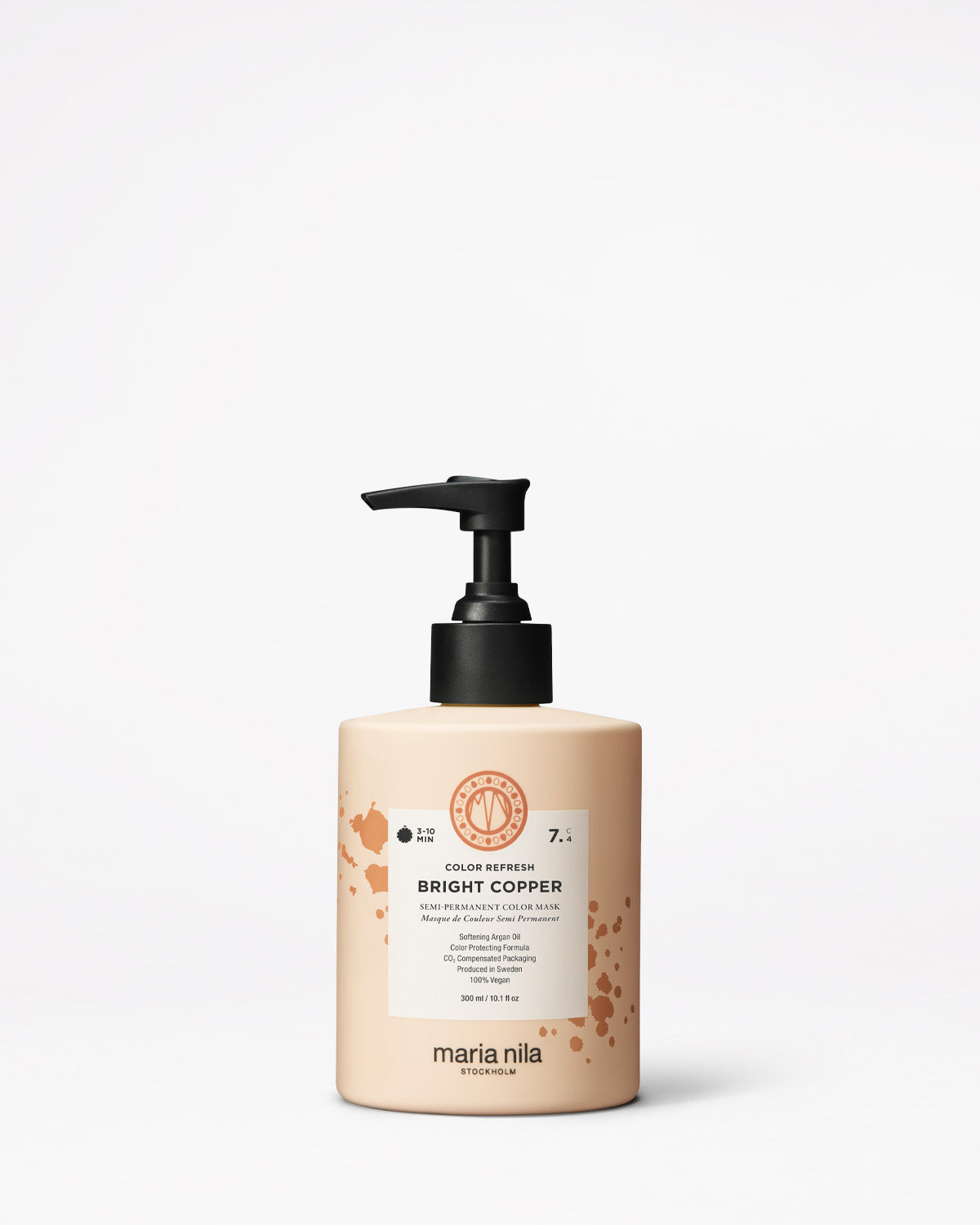 Maria Nila hair color product bottle on a white background